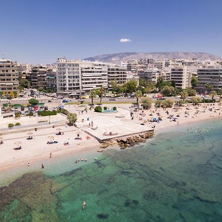 Luxury Seaside Apartment Next To Starbucks Opossite The Beach Park Of Flisvos Athen Exterior foto