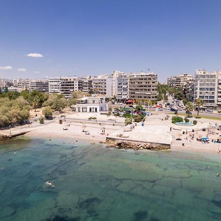 Luxury Seaside Apartment Next To Starbucks Opossite The Beach Park Of Flisvos Athen Exterior foto